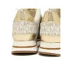 Michael Kors Maddy Baskets Mixtes Beige Or 49T8MAFS1B