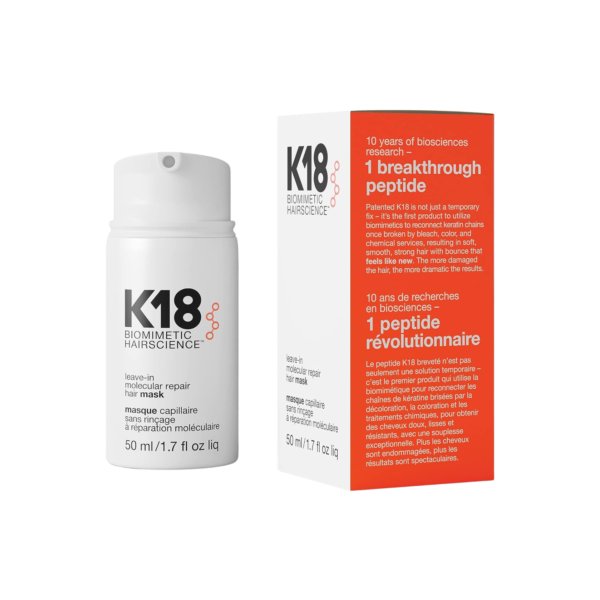K18 Leave-in Molecular Repair Hair Mask - Traitement Cheveux Abîmés 50 ml