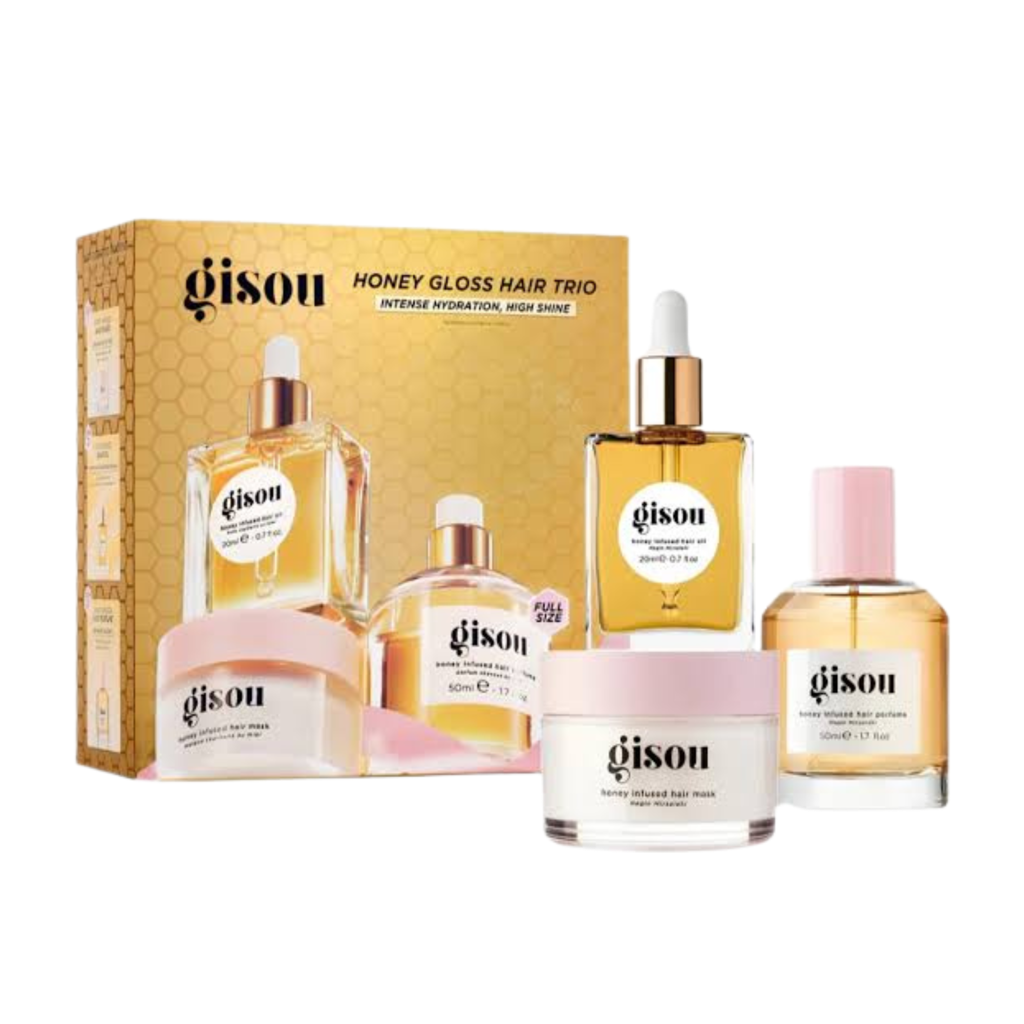 Gisou Honey Gloss Hair Trio Gift Set