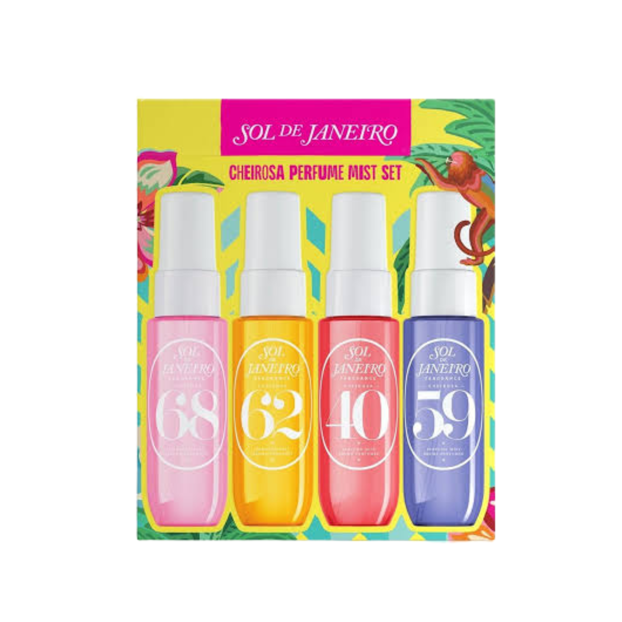 Sol de Janeiro Cheirosa Perfume Mist Set | Travel Size Mini Fragrances (4 x 30ml)