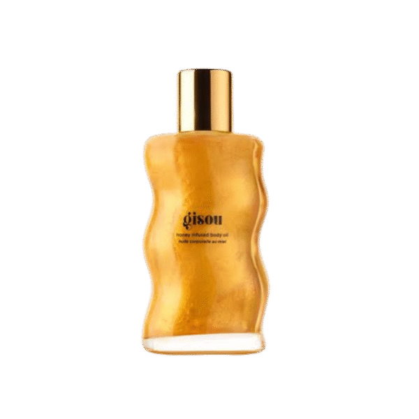 Gisou honey infused body oil shimmer - huile pour le corps pailletée