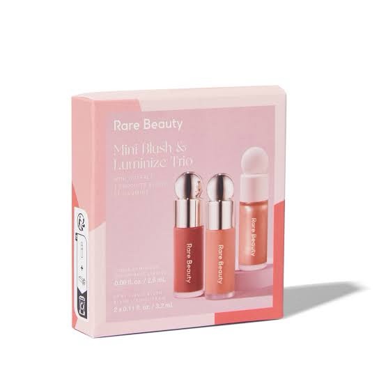 Rare Beauty Mini Blush and Luminize Trio